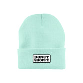 DS PATCH FINE KNIT FOLD BEANIE MINT